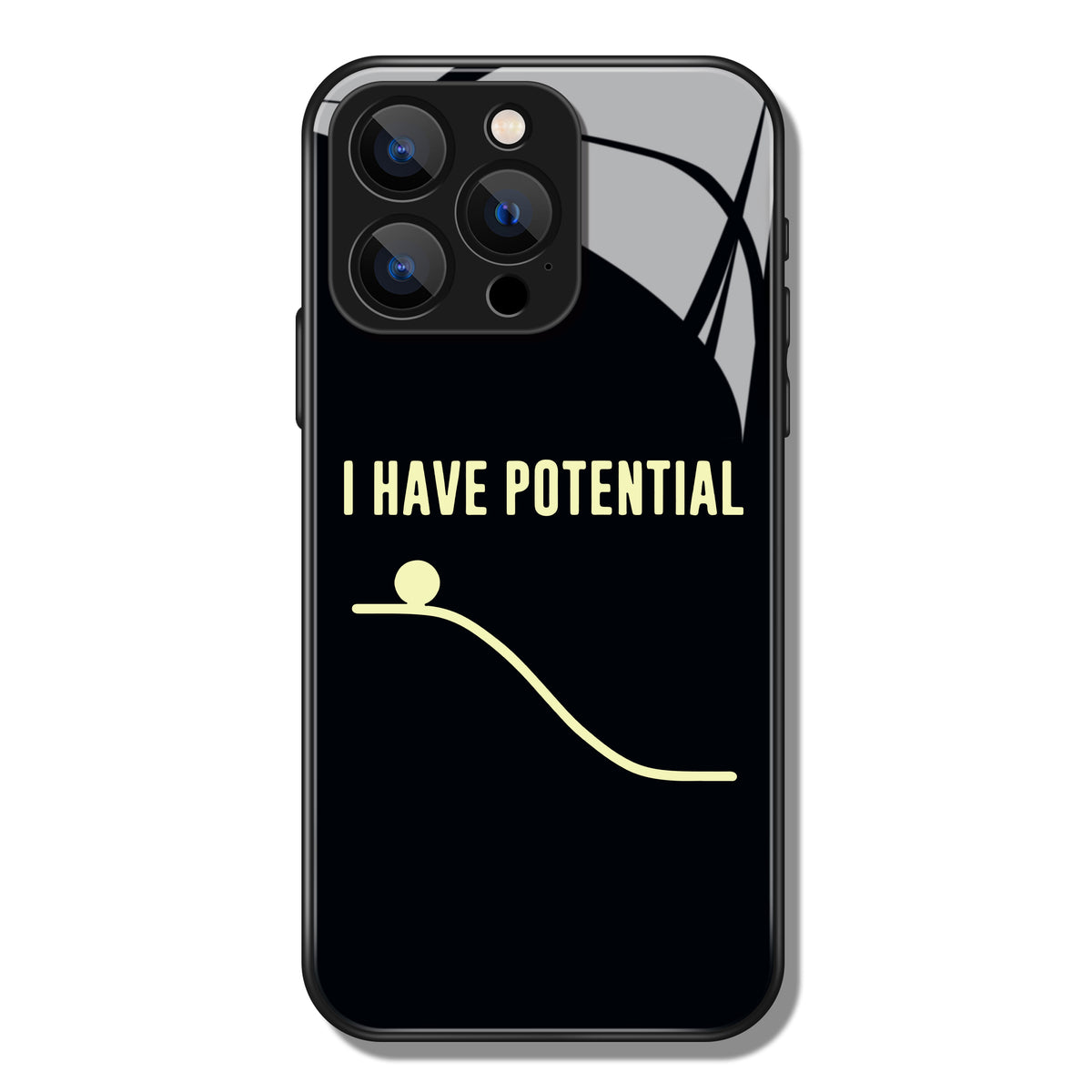 I Have Potential Ball Printed Premium Black Apple Samsung Phone Case