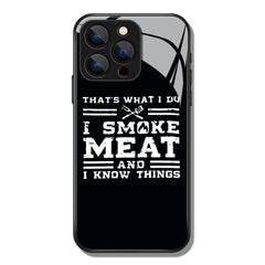 That's What I Do Letter Printed Premium Black Apple Samsung Phone Case