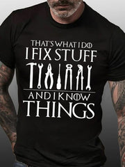 That's What I Do Print Men Slogan T-Shirt