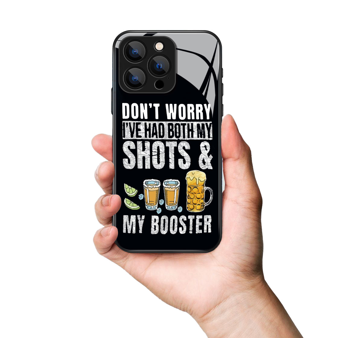 Don't Worry Beer Printed Premium Black Apple Samsung Phone Case